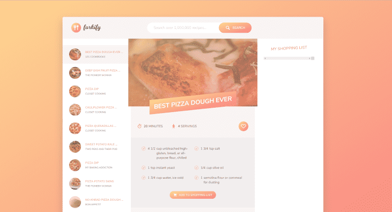 Recipes App