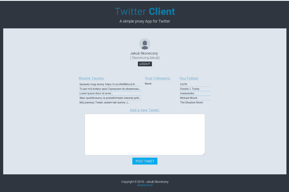 Twitter Client
